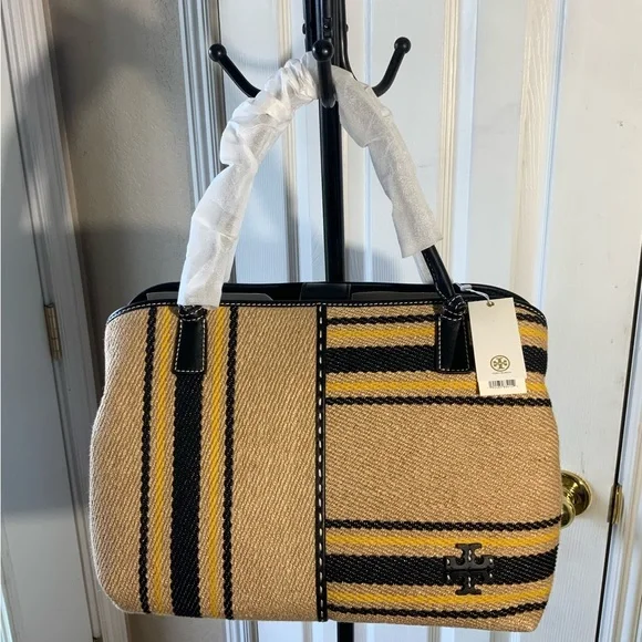 Tory Burch | Bags | Brand New Tory Burch Mcgraw Linen Stripe